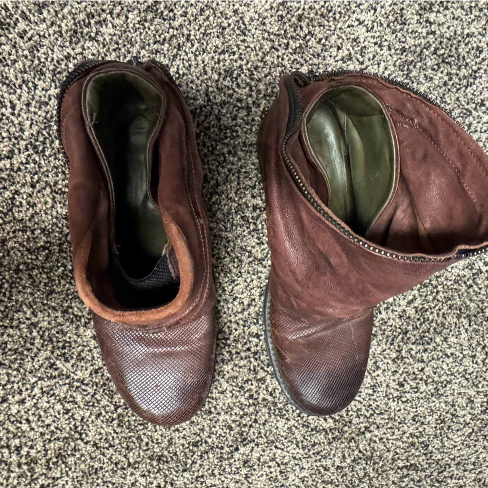 EUC AS 98 Womens Burgundy AS Leather Boots